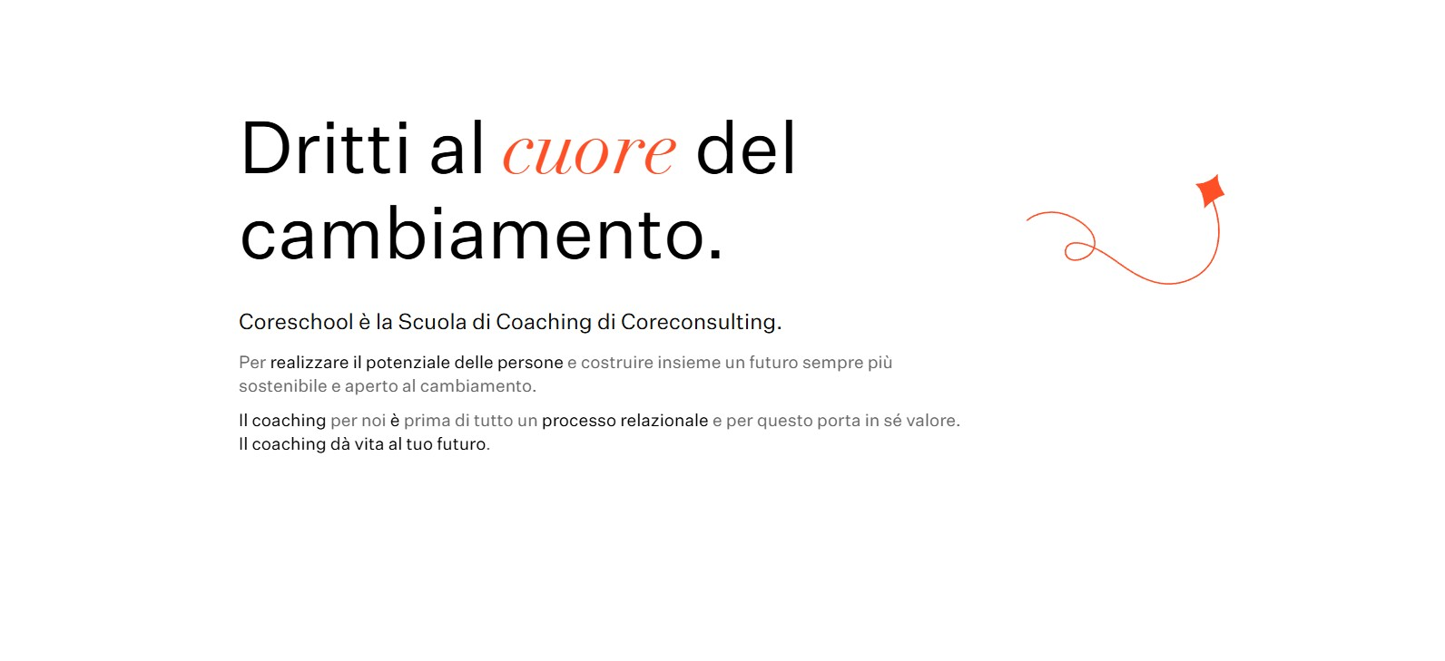 Anteprima del sito Coreschool